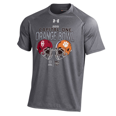2015 Orange Bowl Under Armour Oklahoma Clemson Football Playoffs T-Shirt – sportlich