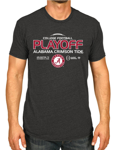 T-shirt gris demi-finale des séries éliminatoires de football universitaire de l'Alabama Crimson Tide 2016 - Sporting Up