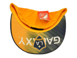 Los Angeles LA Galaxy Adidas Two Tone Gold Navy Flexfit Hat Cap (S/M) - Sporting Up