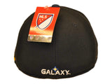 Los Angeles LA Galaxy Adidas Black Performance Flexfit Hat Cap (S/M) - Sporting Up
