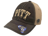 Pitt Panthers TOW Navy Gray Offroad Adjustable Snapback Mesh Hat Cap - Sporting Up
