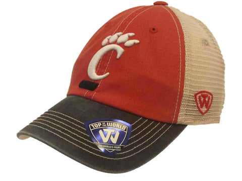 Shop Cincinnati Bearcats TOW Red Black Offroad Adjustable Snapback Mesh Hat Cap - Sporting Up