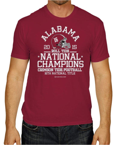 Achetez le t-shirt rouge des champions des séries éliminatoires de football universitaire de l'Alabama Crimson Tide 2016 - Sporting Up