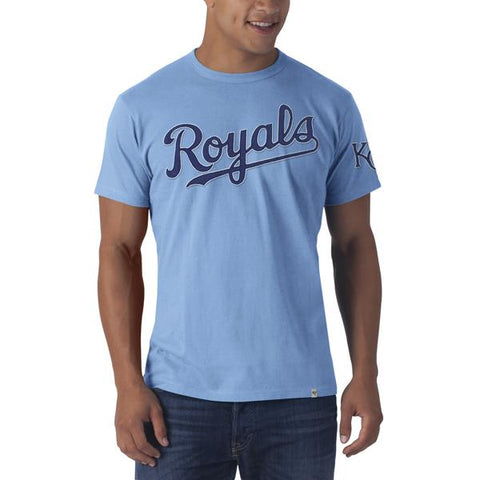 Compre camiseta kansas city royals 47 brand carolina blue allbright fieldhouse - sporting up