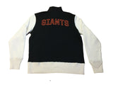 San francisco giants 47 märke svart elfenben 1/4 dragkedja ls sweatshirt (m) - sportigt