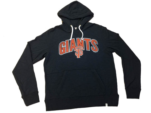 San francisco giants 47 märke svart bomull scrum ls hoodie sweatshirt (m) - sporting up