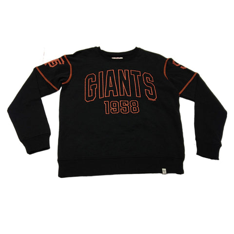 Schwarzes 1958-Logo-Sweatshirt der Marke San Francisco Giants 47 für Damen – sportlich