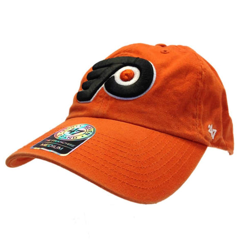 Philadelphia Flyers 47 marque orange noir franchise ajustée casquette chapeau souple - sporting up