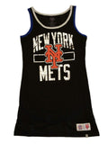 New York Mets 47 Brand Women Black Metallic Logo Robe d'été sans manches - Sporting Up