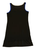 New York Mets 47 Brand WOMEN Black Metallic Logo Sleeveless Summer Dress (S) - Sporting Up