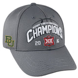 Baylor lleva la gorra del sombrero del vestuario de los campeones del torneo de baloncesto de las 12 grandes mujeres de 2016 - sporting up
