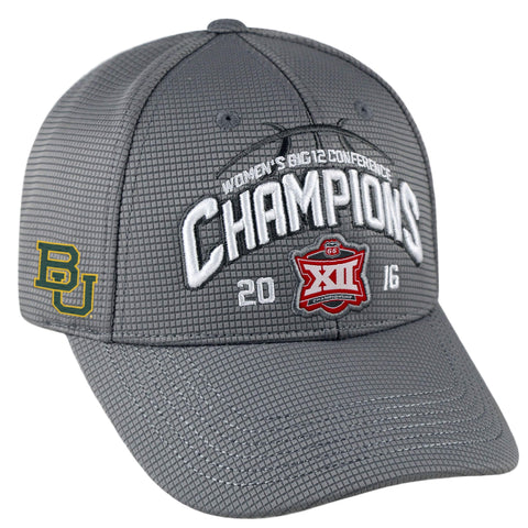 Boutique Baylor Bears 2016 Big 12 Women Basketball Tournament Champions Locker Room Hat Cap - Sporting Up