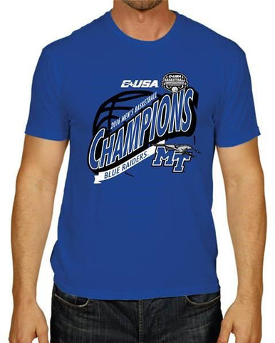 Achetez le t-shirt des champions du tournoi c-usa des raiders bleus de l'état du middle tennessee 2016 - sporting up