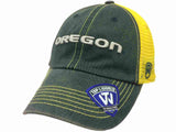 Oregon Ducks TOW Green Yellow Crossroads Mesh Adjustable Snapback Hat Cap - Sporting Up