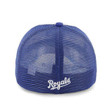 Kansas City Royals 47 Brand Blue White McKinley Closer Mesh Flexfit Hat Cap - Sporting Up