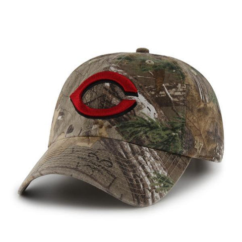 Shop Cincinnati Reds 47 Brand Realtree Camo Clean Up Slouch Adjustable Hat Cap - Sporting Up