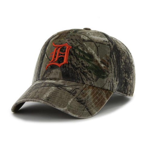 Shop Detroit Tigers 47 Brand Realtree Camo Clean Up Slouch Adjustable Hat Cap - Sporting Up