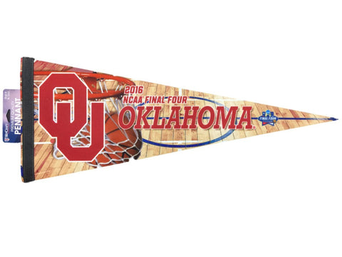 Oklahoma Sooners Wincraft 2016 Final Four Premium Filt Banner Vimpel (12"x30") - Sporting Up