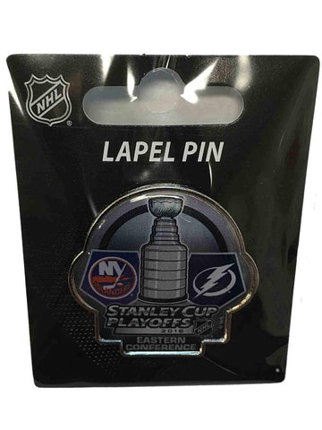 Kaufen Sie die Anstecknadel „New York Islanders Tampa Bay Lightning 2016 NHL Playoffs Duell“ aus Metall – sportlich
