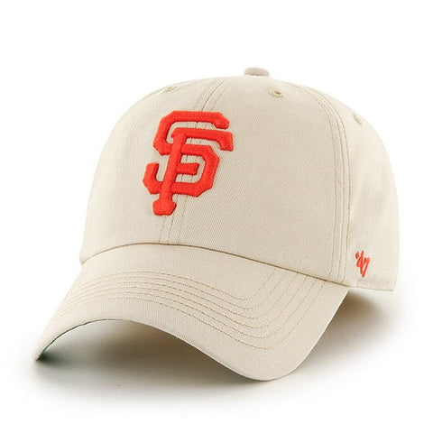 Shop San Francisco Giants 47 Brand Natural Fresno Franchise Fitted Hat Cap - Sporting Up