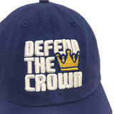 Kansas City Royals 47 Brand Blue Script "Defend the Crown" Relax Adj Hat Cap - Sporting Up