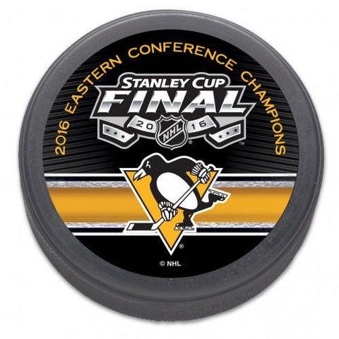 Shop Pittsburgh Penguins NHL 2016 Eastern Conference Champs Stanley Cup Hockey Puck - Sporting Up