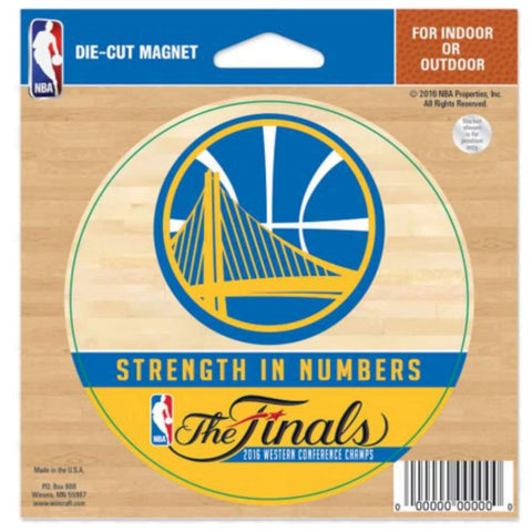 Golden State Warriors Wincraft 2016 Finals Conference Champions Aimant découpé (10,2 cm) – Sporting Up