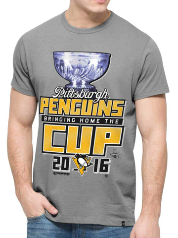Pittsburgh Penguins 47 Brand T-shirt du défilé des champions de la Coupe Stanley 2016 - Sporting Up