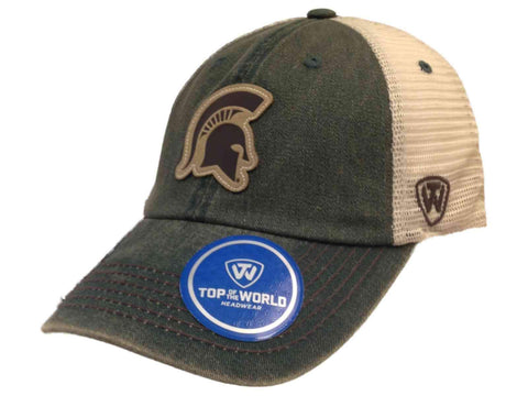 Michigan State Spartans Tow Green Outlander Mesh réglable Snapback Hat Cap - Sporting Up