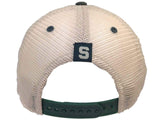 Michigan State Spartans TOW Green Outlander Mesh Adjustable Snapback Hat Cap - Sporting Up