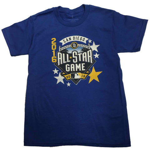 Shop 2016 All-Star Game San Diego SAAG YOUTH Royal Blue Short Sleeve T-Shirt - Sporting Up