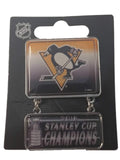 Pittsburgh Penguins 2016 Stanley Cup Champions Collectible Dangler Lapel Pin - Sporting Up