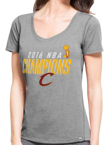 Cleveland Cavaliers 47 Brand 2016 Finals Champions Damen-High-Point-T-Shirt – sportlich