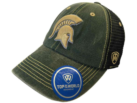Michigan State Spartans remorquage vert noir passé maille réglable casquette de chapeau snapback - faire du sport