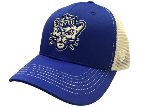 Shop BYU Cougars TOW Navy Ranger Mesh Adjustable Snapback Structured Hat Cap - Sporting Up
