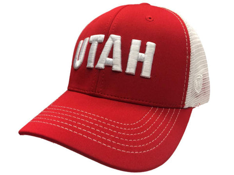 Utah Utes TOW Red Ranger Mesh Adjustable Snapback Structured Hat Cap - Sporting Up