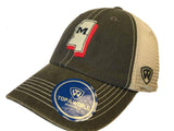 Ole Miss Rebels TOW Gray United Mesh Adjustable Snapback Slouch Hat Cap - Sporting Up