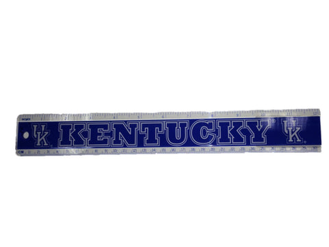 Compre kentucky wildcats westrick paper co regla de plástico ancha azul y blanca, paquete de 5 - sporting up