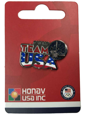 Kaufen Sie Anstecknadel „Team USA“ für die Olympischen Sommerspiele 2020 in Tokio, Japan, Segelpiktogramm, aus Metall – sportlich