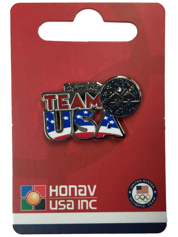 Compre Pin de solapa de metal con pictograma de remo "equipo de EE. UU." de los Juegos Olímpicos de Verano de 2020 en Tokio, Japón - Sporting Up