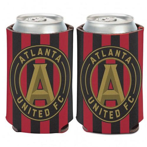 Shop Atlanta United FC WinCraft Red & Black Striped Circular Logo Can Cooler - Sporting Up