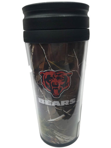 Chicago Bears Boelter Realtree Xtra Green Camo vaso de taza de viaje aislado - sporting up