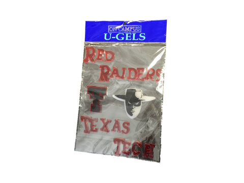 Texas Tech Raiders sur le campus U-Gels réutilisables rouges, noirs et blancs – Sporting Up