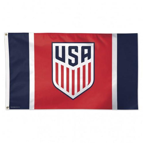 Shop USA United States National Soccer Team WinCraft Indoor Outdoor Deluxe Flag - Sporting Up