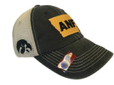 Iowa Hawkeyes ANF America Needs Farmers Vintage Mesh Adjustable Snapback Hat Cap - Sporting Up
