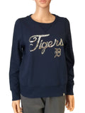 Detroit Tigers 47 Brand FEMMES Marine avec logo à paillettes LS Sweat-shirt à col rond (S) - Sporting Up