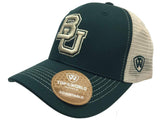 Baylor Bears TOW Green Ranger Mesh Adjustable Snapback Structured Hat Cap - Sporting Up