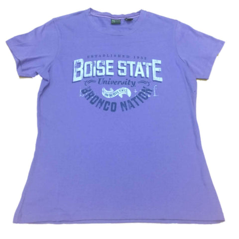 Boise State Broncos GFS MUJER Camiseta SS morada "For the Good Times" (M) - Sporting Up