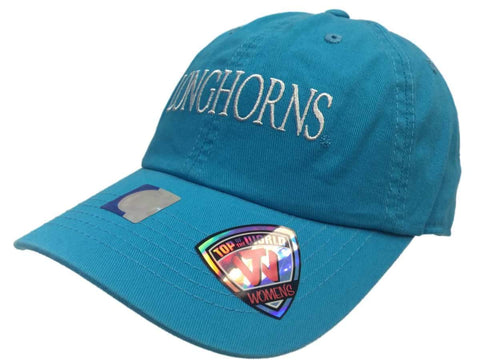 Shoppen Sie Texas Longhorns Tow Damen Lagunenblau Seaside verstellbare Slouch-Mütze – sportlich
