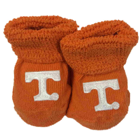 Shop Tennessee Volunteers Two Feet Ahead Infant Baby Newborn Orange Socks Booties - Sporting Up